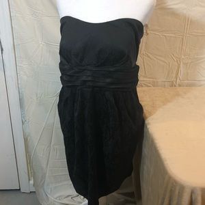 Strapless Little Black Dress w/Pockets